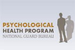 Graphic says Psychological Health Program, National Guard Bureau