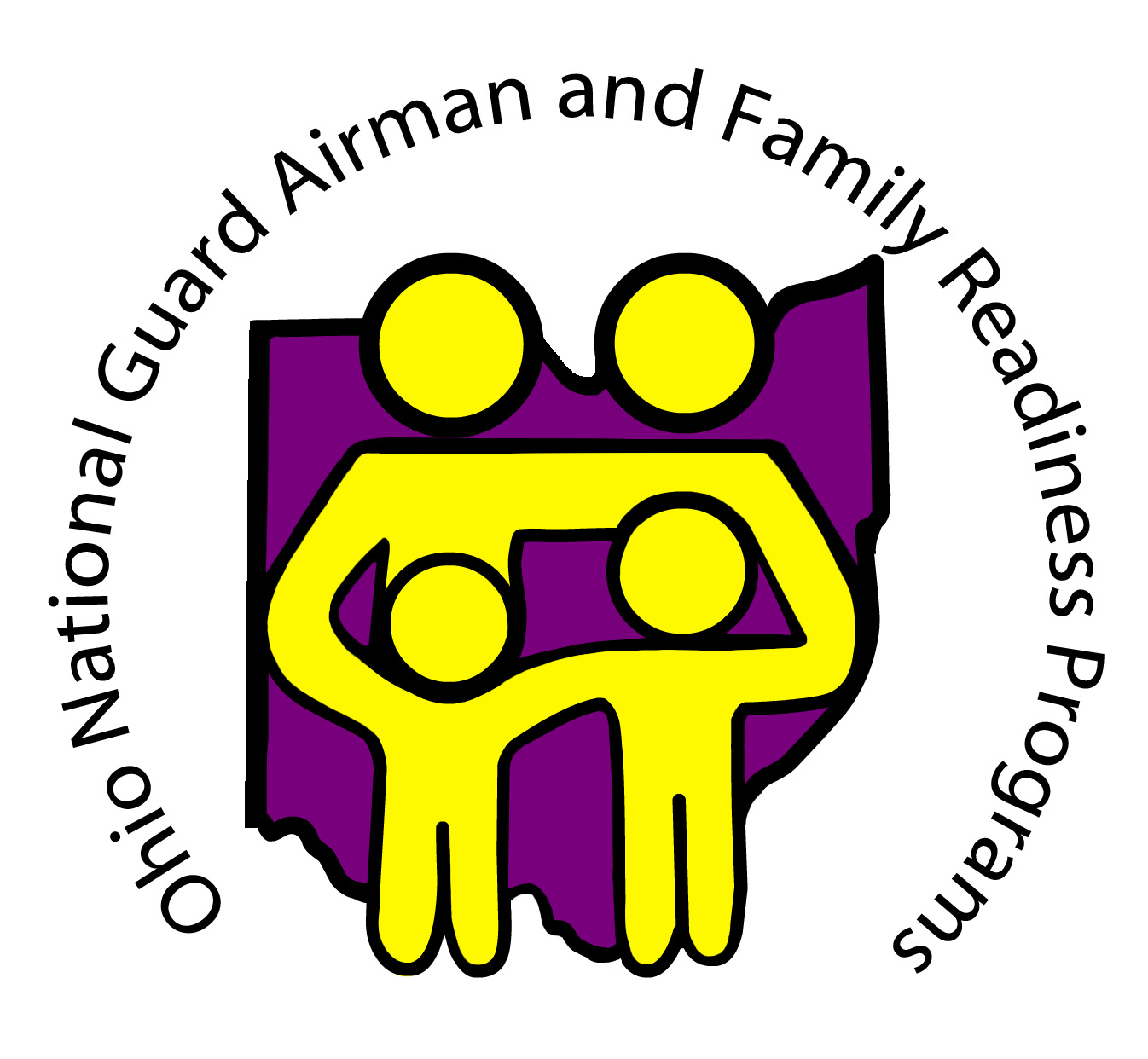 Graphic of Ohio National Guard Airman and Family Readiness Program